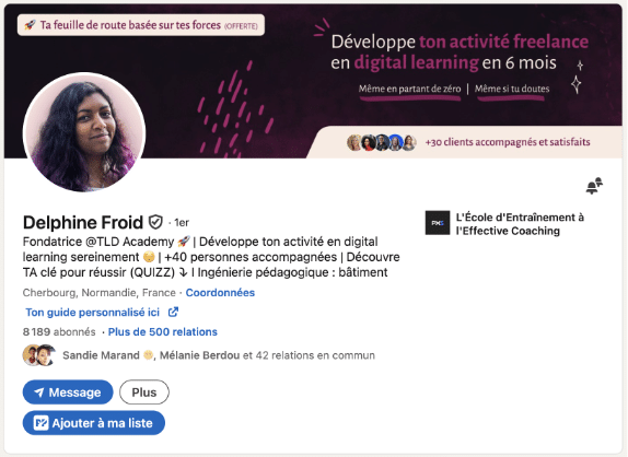 Delphine Froid profil